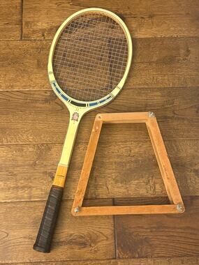 TAD Davis Classic II Clasiden Tennis Racquet Custom Made In USA 4  vintage wood